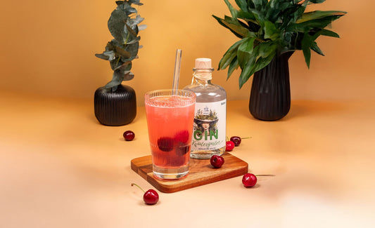 🍒🍊 Grapefruit & Cherry Gin Tonic – Fruchtig-frischer Genuss mit Dresdner Feingeist GIN Kräutergarten ✨