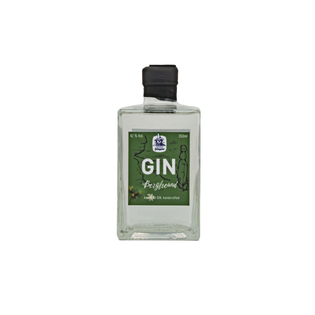 Tasting-Box mit Flachmann und 350ml GIN Bergfreund