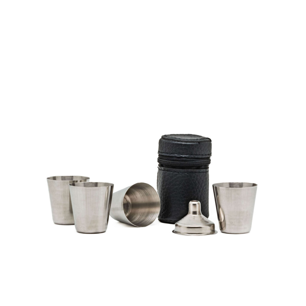 Tasting-Box mit Flachmann und 350ml GIN Bergfreund