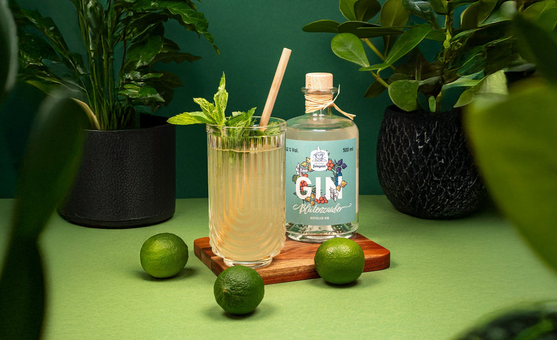 🌿✨ Florale Frische im Glas: Der Gin Gin Mule mit Dresdner Feingeist Blütenzauber ✨🌿