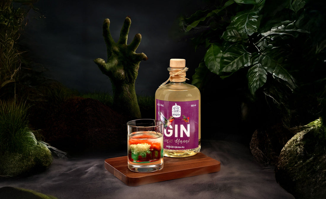 🧠✨ Zombie Brain Shot – Der schaurig-schöne Partyhit mit Dresdner Feingeist GIN Exotic Umami ✨🧠