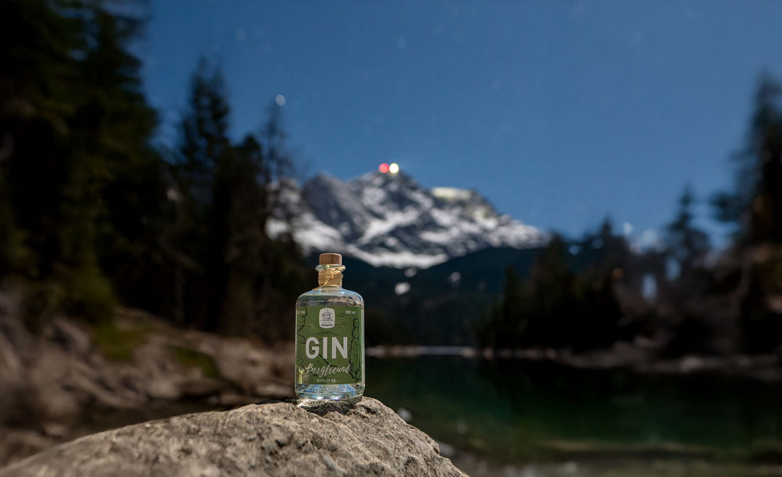 🏔️ Gin Bergfreund – Ein Schluck Zugspitze im Glas 🏔️