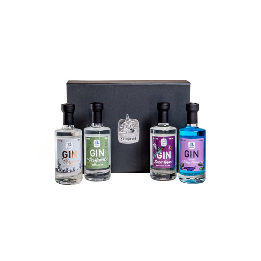 Tasting-Box mit 4 Gin-Sorten
